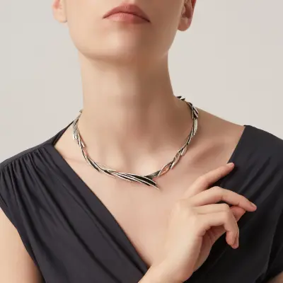 Daphne Necklace קולר כסף