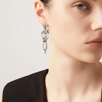 Leopard Empire Earrings עגילים כסף