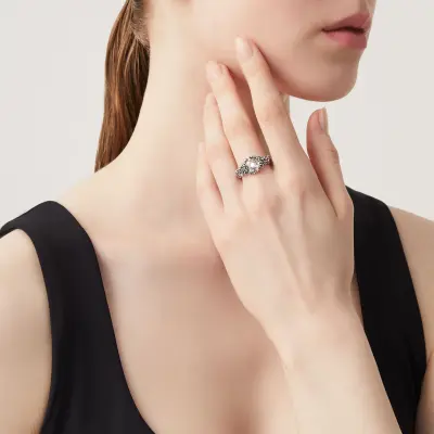 Mini Shine Ring טבעת כסף