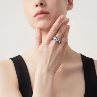 Shine Trilogy Ring טבעת כסף