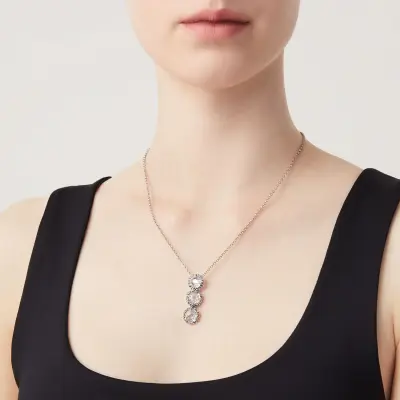 Shine Drop Pendant שרשרת כסף