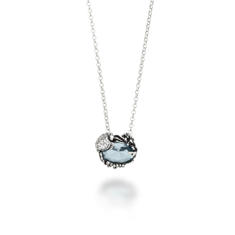 Eden Turtle Pendant שרשרת כסף