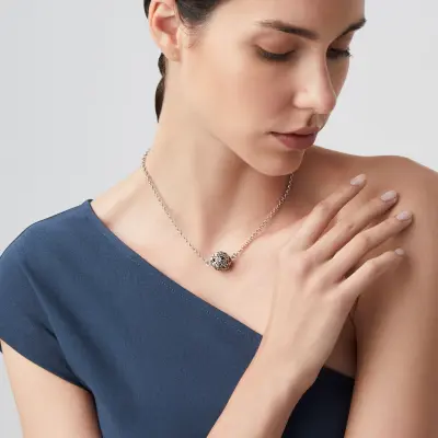 Daisies Shine Necklace שרשרת כסף