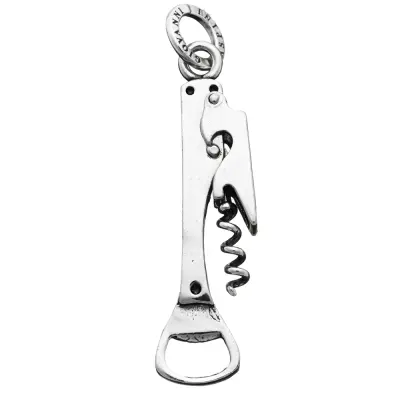 CORKSCREW CHARM  תליון כסף