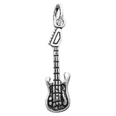 ELECTRIC GUITAR CHARM  תליון כסף