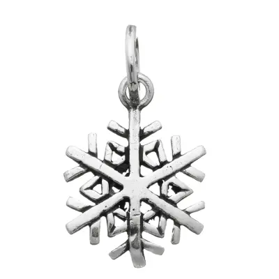 SNOWFLAKE CHARM  תליון כסף