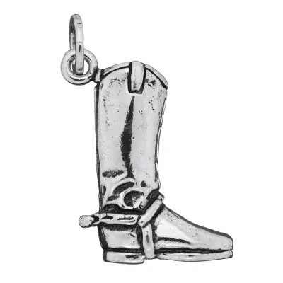 RIDING BOOT CHARM  תליון כסף