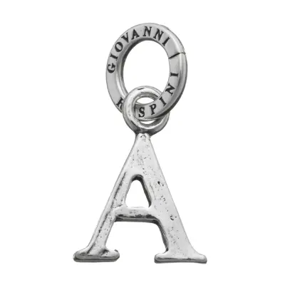 CHARM "A" LOGO  תליון כסף