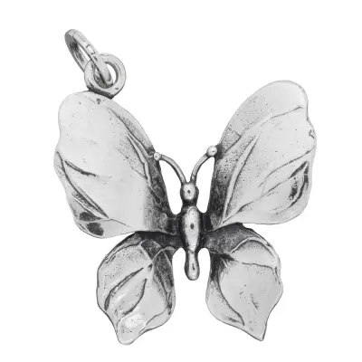 BIG BUTTERFLY CHARM  תליון כסף
