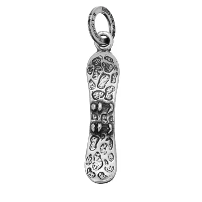SNOWBOARD CHARM  תליון כסף