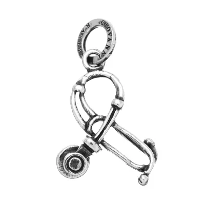 STETHOSCOPE CHARM  תליון כסף