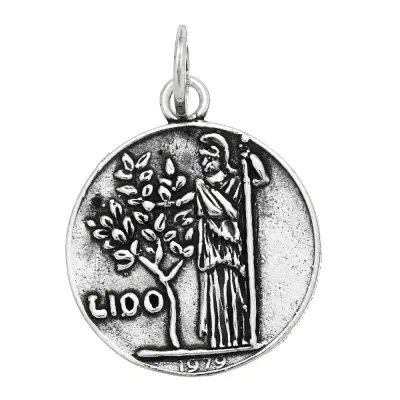 100 LIRE COIN CHARM  תליון כסף