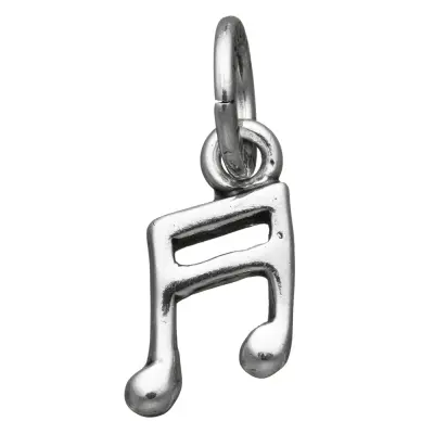 MUSICAL NOTE CHARM  תליון כסף