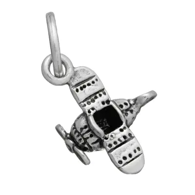 TOY AEROPLANE CHARM  תליון כסף