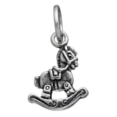 ROCKING HORSE CHARM  תליון כסף
