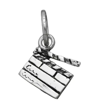 CLAPPERBOARD CHARM  תליון כסף