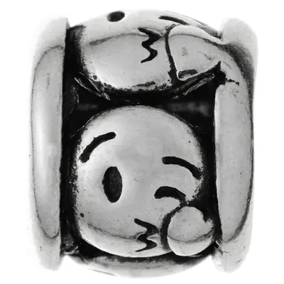 SMILE KISS BEAD  תליון כסף