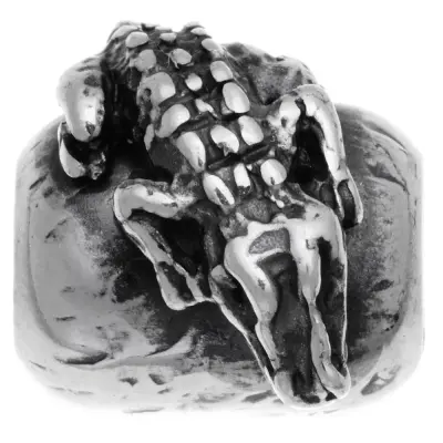 COCCODRILLO BARREL  תליון כסף