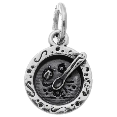 CHARM DINNER PLATE  תליון כסף