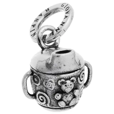 BABY GLASS CHARM  תליון כסף