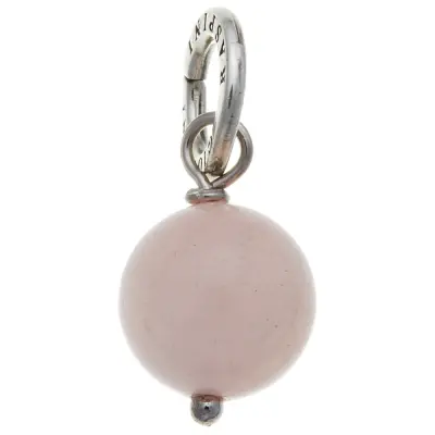 PINK QUARTZ CHARM  תליון כסף