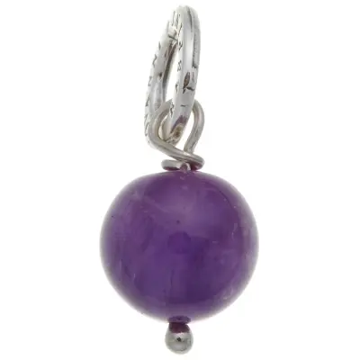 AMETHYST CHARM  תליון כסף