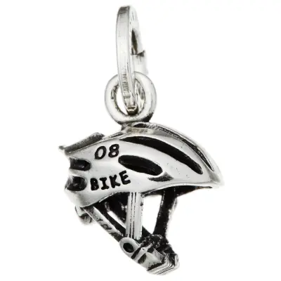 BIKE HELMET CHARM  תליון כסף