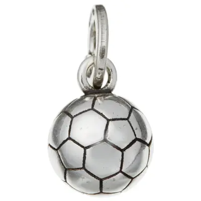 FOOTBALL BALL CHARM  תליון כסף