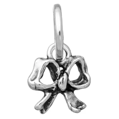 BOW MINI CHARM  תליון כסף