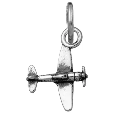 AEROPLANE MINI CHARM  תליון כסף