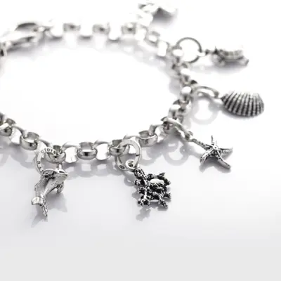 LITTLE CORAL CHARM  תליון כסף