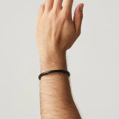 Leather Bracelet צמיד כסף