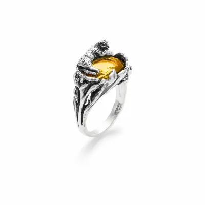 Eden Leopard Ring טבעת כסף