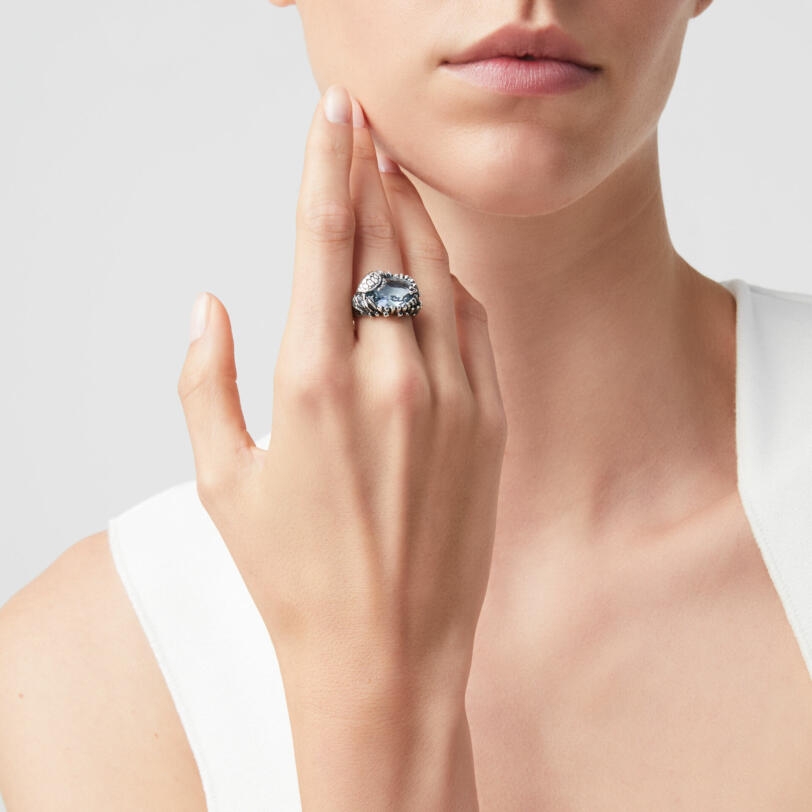 Eden Turtle Ring טבעת כסף