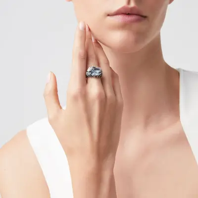 Eden Turtle Ring טבעת כסף