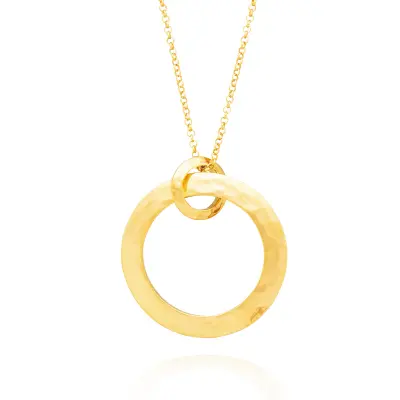 Blade Pendant gold-plated שרשרת כסף