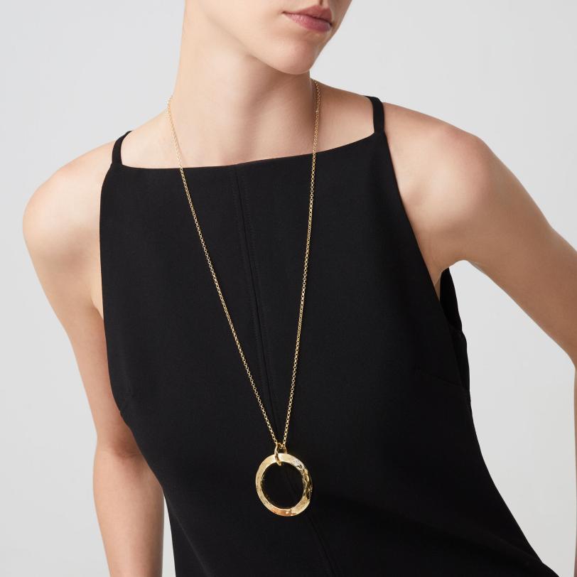 Blade Pendant gold-plated שרשרת כסף