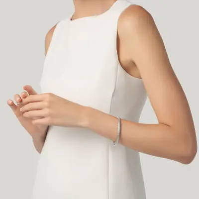 Texture Pixie Bracelet צמיד כסף