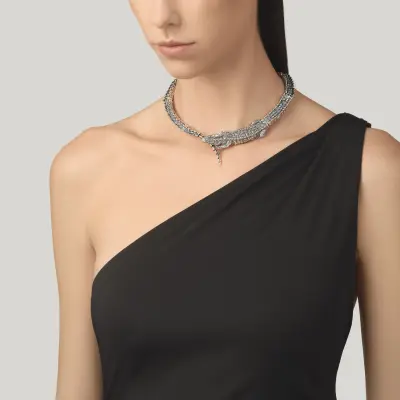 Crocodile Necklace קולר כסף