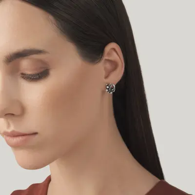 Selene Stud Earrings עגילים כסף