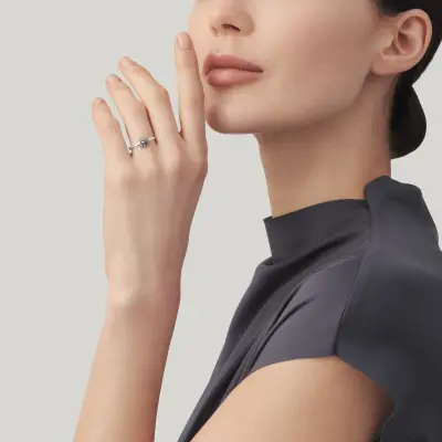 Daisy Dot Ring טבעת כסף