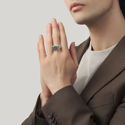 Black Panther Ring טבעת כסף