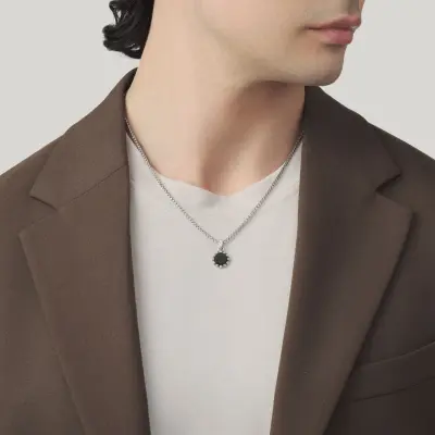 Studded Necklace שרשרת כסף