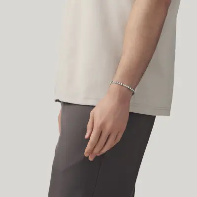 Studded Small Bracelet צמיד כסף