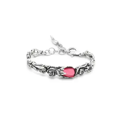 Peony Drop Bracelet צמיד כסף