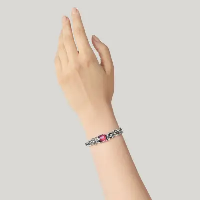 Peony Drop Bracelet צמיד כסף