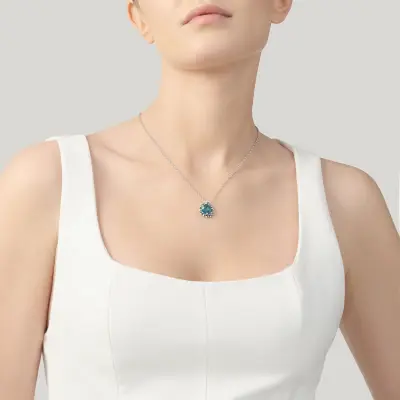 Blue Ivy Pendant תליון בסף