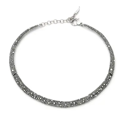 Petit Perlage Necklace קולר כסף