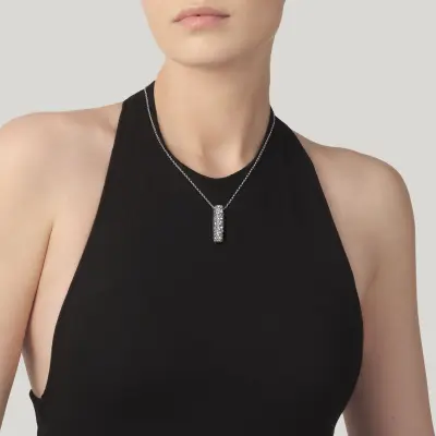 Petit Perlage Small Pendant תליון כסף