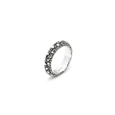 Petit Perlage Small Ring טבעת כסף